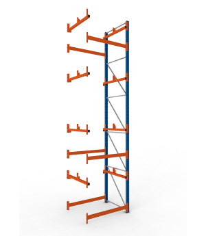 Kabeltrommelregal Anbauregal 5500×1300×1100 mm, 1.000 kg Fac