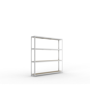 Weitspannregal Komplettregal 2470×2500×400 mm, 400 kg Fachla