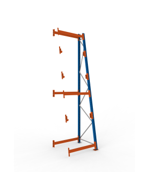 Kabeltrommelregal Anbauregal 4400×1100×1100 mm, 750 kg Fachl