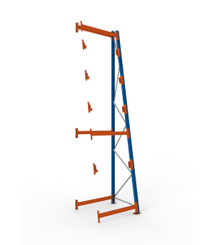 Kabeltrommelregal Anbauregal 4900×1100×1100 mm, 750 kg Fachl
