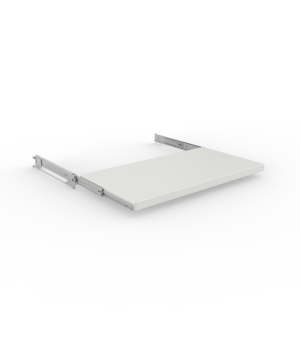 Fachboden ausziehbar CLIP 1000 x 500 mm RAL 7035 inkl. Auszu
