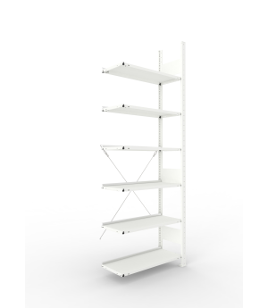 Büro-Steckregal Anbauregal 2200×750×300 mm, 54 Ordner – META