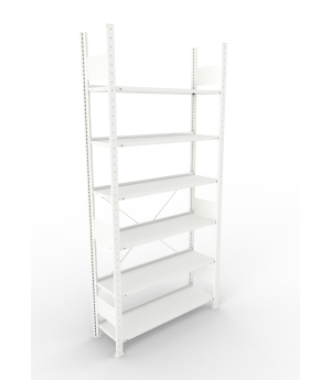 Büro-Steckregal Grundregal 2200×1000×300 mm, 72 Ordner – META