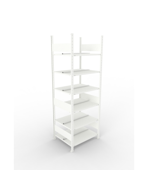 Büroregal Grundregal 2200×750×600 mm, 108 Ordner – META