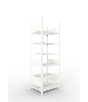 Büro-Steckregal Grundregal 2200×750×600 mm, 108 Ordner – MET