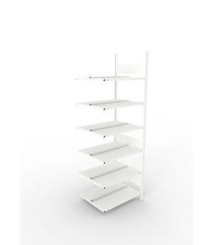 Büroregal Anbauregal 2200×750×600 mm, 108 Ordner – META