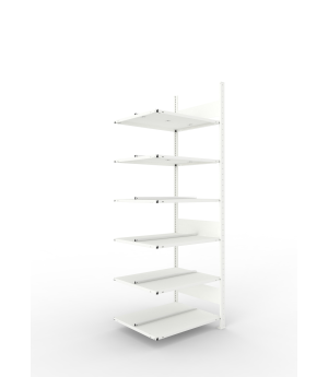 Büro-Steckregal Anbauregal 2200×750×600 mm, 108 Ordner – MET