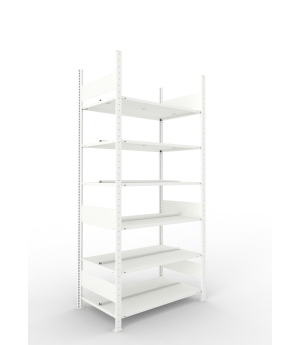 Büro-Steckregal Grundregal 2200×1000×600 mm, 144 Ordner – ME