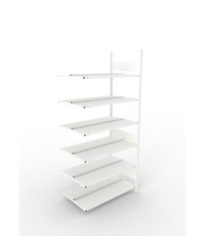 Büroregal Anbauregal 2200×1000×600 mm, 144 Ordner – META