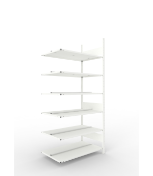 Büro-Steckregal Anbauregal 2200×1000×600 mm, 144 Ordner – ME