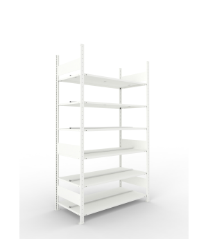 Büro-Steckregal Grundregal 2200×1250×600 mm, 180 Ordner – ME