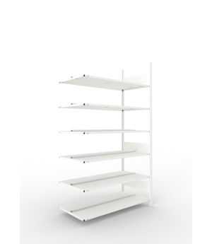 Büro-Steckregal Anbauregal 2200×1250×600 mm, 180 Ordner – ME