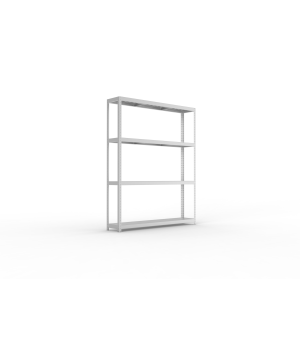 Weitspannregal Komplettregal 2470×2000×400 mm, 500 kg Fachla