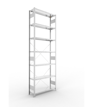 Fachbodenregal Grundregal 3000×1000×300 mm, 230 kg Fachlast 
