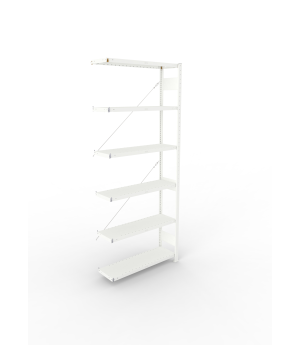 Fachbodenregal Anbauregal 2500×1000×300 mm, 230 kg Fachlast 