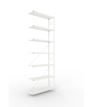 Fachbodenregal Anbauregal 3000×1000×300 mm, 230 kg Fachlast 