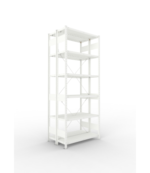 Fachbodenregal Grundregal 2500×1000×300 mm, 230 kg Fachlast 
