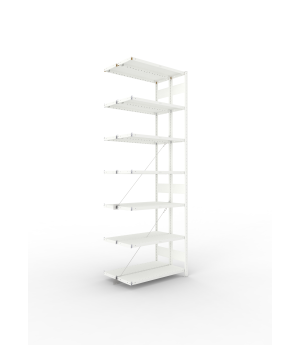 Fachbodenregal Anbauregal 3000×1000×300 mm, 230 kg Fachlast 