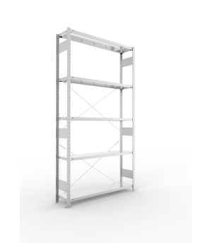 Fachbodenregal Grundregal 2500×1300×300 mm, 230 kg Fachlast 