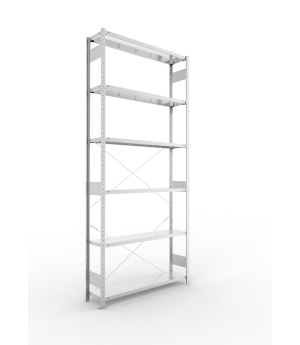 Fachbodenregal Grundregal 3000×1300×300 mm, 230 kg Fachlast 
