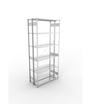 Fachbodenregal Grundregal 3000×1300×300 mm, 230 kg Fachlast 