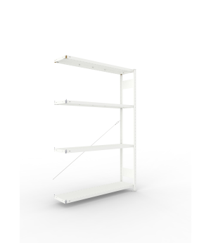 Fachbodenregal Anbauregal 2000×1300×300 mm, 230 kg Fachlast 