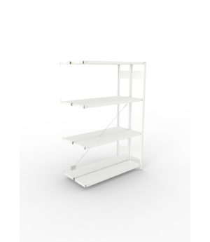 Fachbodenregal Anbauregal 2000×1300×300 mm, 230 kg Fachlast 