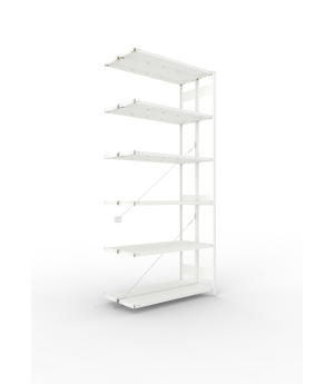 Fachbodenregal Anbauregal 3000×1300×300 mm, 230 kg Fachlast 