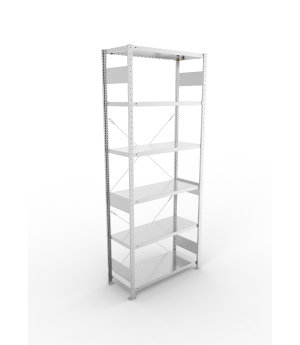 Fachbodenregal Grundregal 2500×1000×400 mm, 230 kg Fachlast 