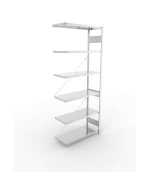 Fachbodenregal Anbauregal 2500×1000×400 mm, 230 kg Fachlast 