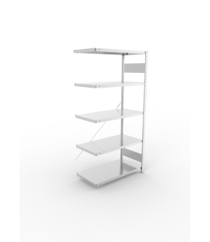 Fachbodenregal Anbauregal 2000×1000×500 mm, 230 kg Fachlast 