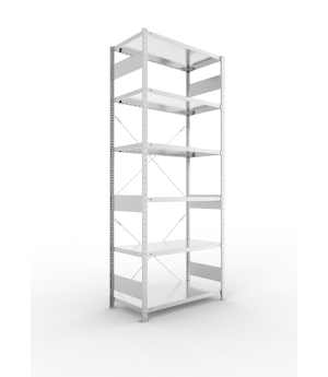 Fachbodenregal Grundregal 2500×1000×500 mm, 230 kg Fachlast – META