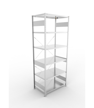 Fachbodenregal Grundregal 2500×1000×600 mm, 230 kg Fachlast 