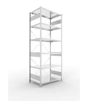 Fachbodenregal Grundregal 2500×1000×600 mm, 230 kg Fachlast – META