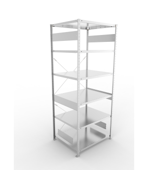 Fachbodenregal Grundregal 2500×1000×800 mm, 230 kg Fachlast 