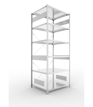 Fachbodenregal Grundregal 2500×1000×800 mm, 230 kg Fachlast 