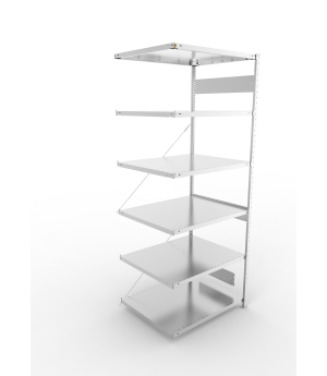 Fachbodenregal Anbauregal 2500×1000×800 mm, 230 kg Fachlast 
