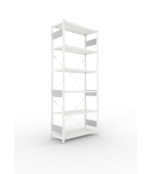 Fachbodenregal Grundregal 2500×1000×400 mm, 230 kg Fachlast 