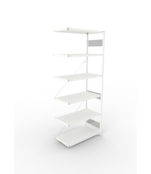 Fachbodenregal Anbauregal 2500×1000×500 mm, 230 kg Fachlast 