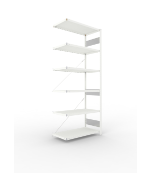 Fachbodenregal Anbauregal 2500×1000×500 mm, 230 kg Fachlast 