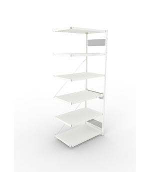 Fachbodenregal Anbauregal 2500×1000×600 mm, 230 kg Fachlast 