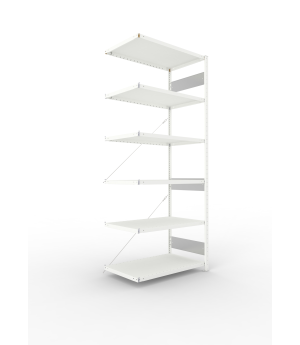 Fachbodenregal Anbauregal 2500×1000×600 mm, 230 kg Fachlast 