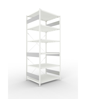 Fachbodenregal Grundregal 2500×1000×800 mm, 230 kg Fachlast 