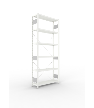 Fachbodenregal Grundregal 2500×1000×300 mm, 230 kg Fachlast 