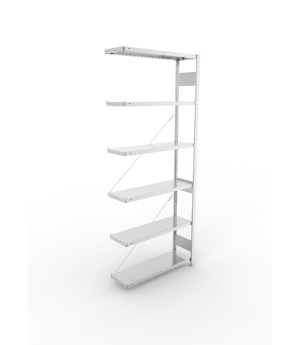 Fachbodenregal Anbauregal 2500×1000×300 mm, 230 kg Fachlast 