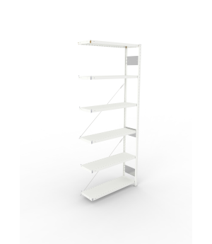 Fachbodenregal Anbauregal 2500×1000×300 mm, 230 kg Fachlast 