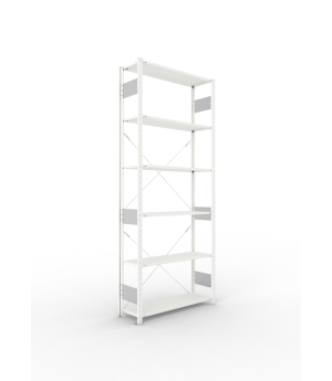 Fachbodenregal Grundregal 2500×1000×300 mm, 80 kg Fachlast –