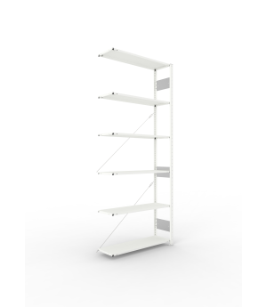 Fachbodenregal Anbauregal 2500×1000×300 mm, 80 kg Fachlast –