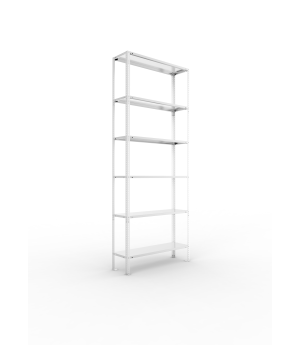 Fachbodenregal Grundregal 2500×1000×300 mm, 80 kg Fachlast –