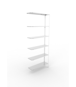 Fachbodenregal Anbauregal 2500×1000×300 mm, 80 kg Fachlast –